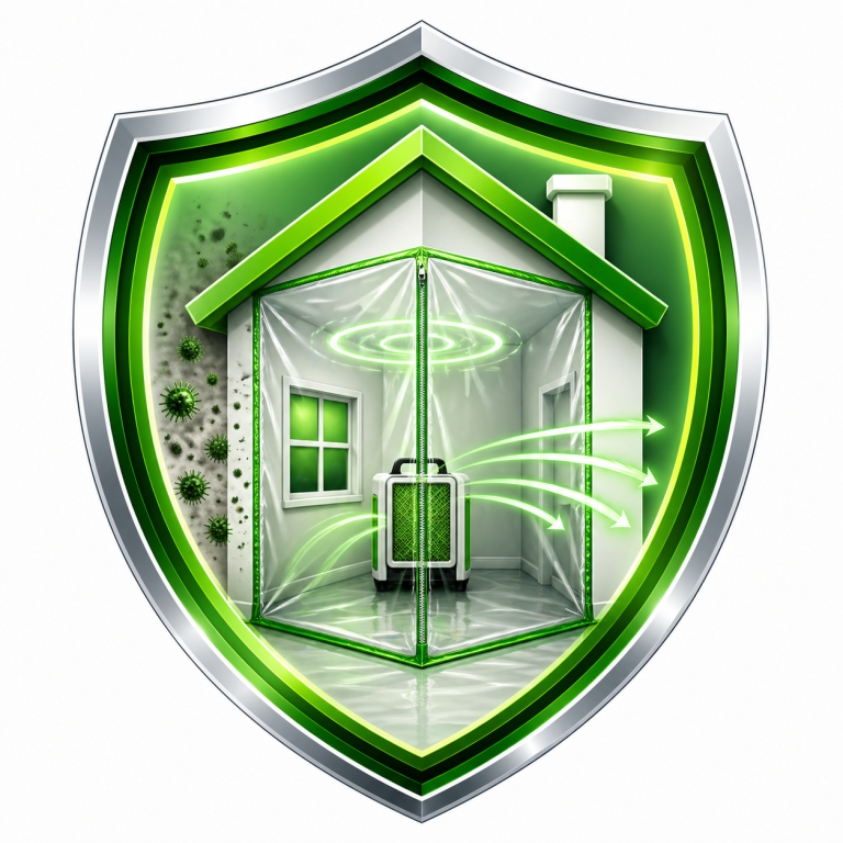 Mold containment and air filtration service icon in Santa Clara CA