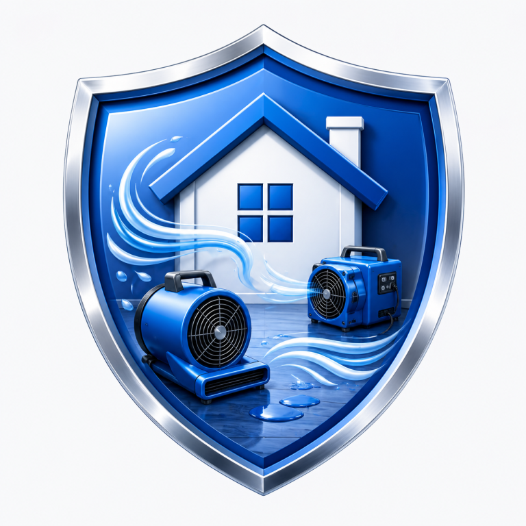 Water removal and structural drying service icon in Santa Clara CA