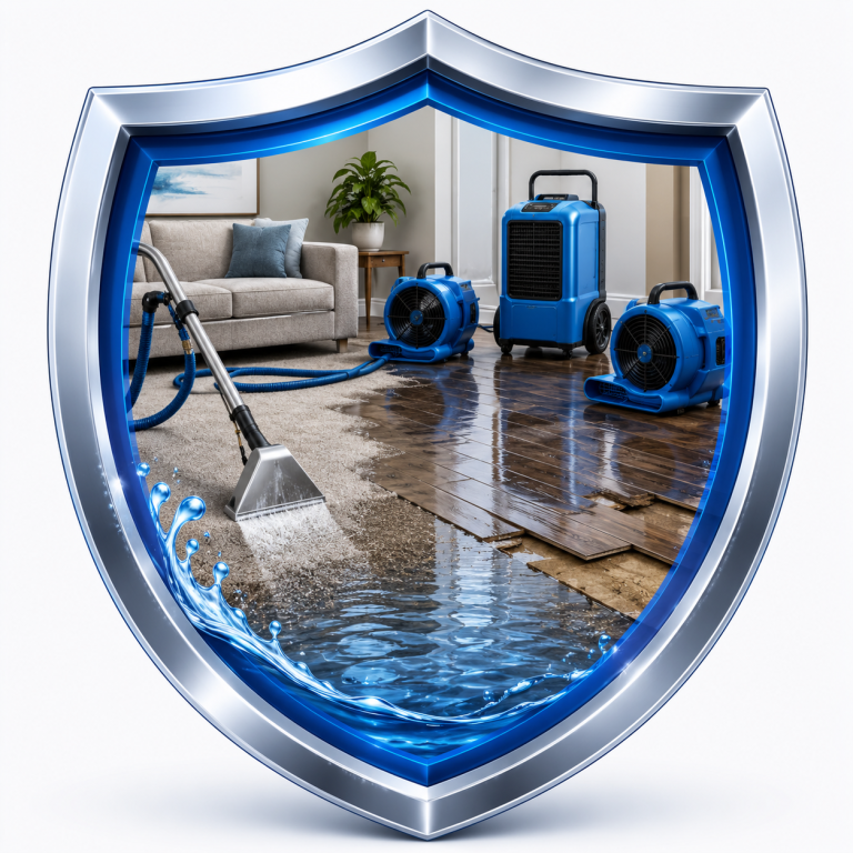 Professional carpet and flooring water damage restoration service in Santa Clara CA