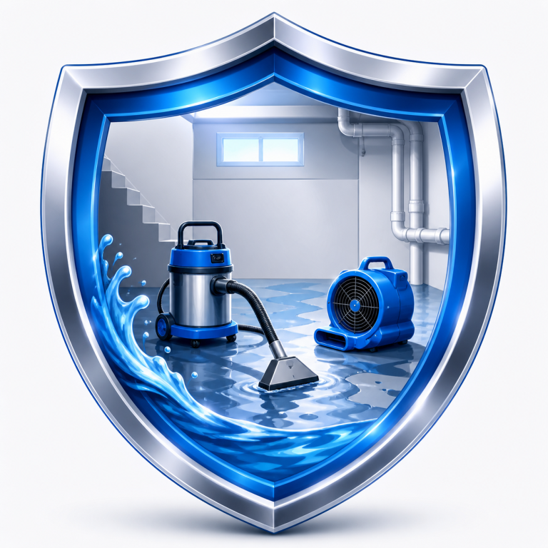 Emergency water damage cleanup service with drying equipment in Santa Clara CA